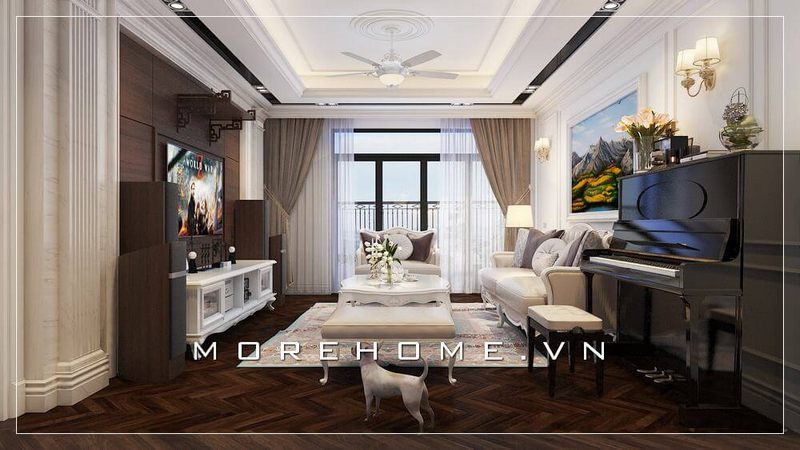 thiết kế phòng khách